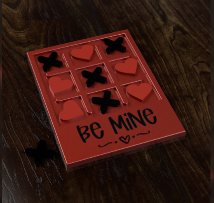 Tic Tac Toe Game 5 Hrs — 3D printed by Moon Studio 3D
